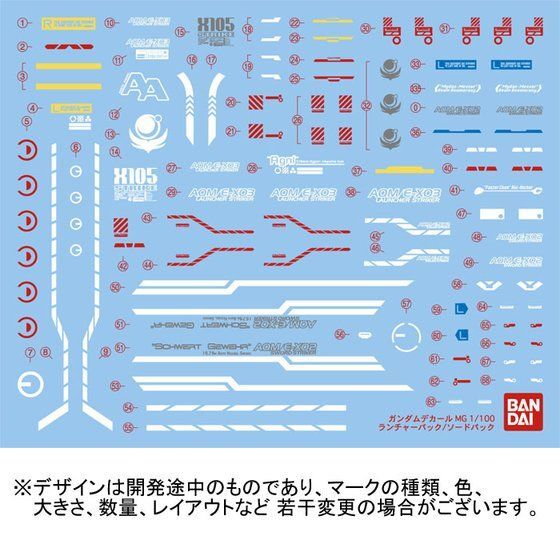 プレミアムバンダイ 限定 ＭＧ 1/100 エールストライクガンダム Ver.RM用 ランチャーストライカー/ソードストライカーパック 未組立 新品_画像7