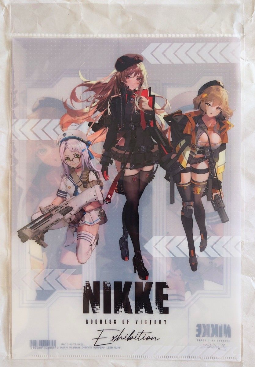 ☆勝利の女神 NIKKE Exhibition クリアファイル キービジュアル ラピ アニス ネオン  / ニケ エキシビション