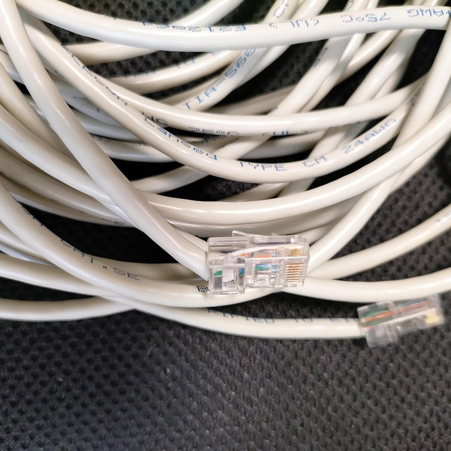 LANケーブル　約11M　コード色　ホワイト　白　コード 配線 インターネット