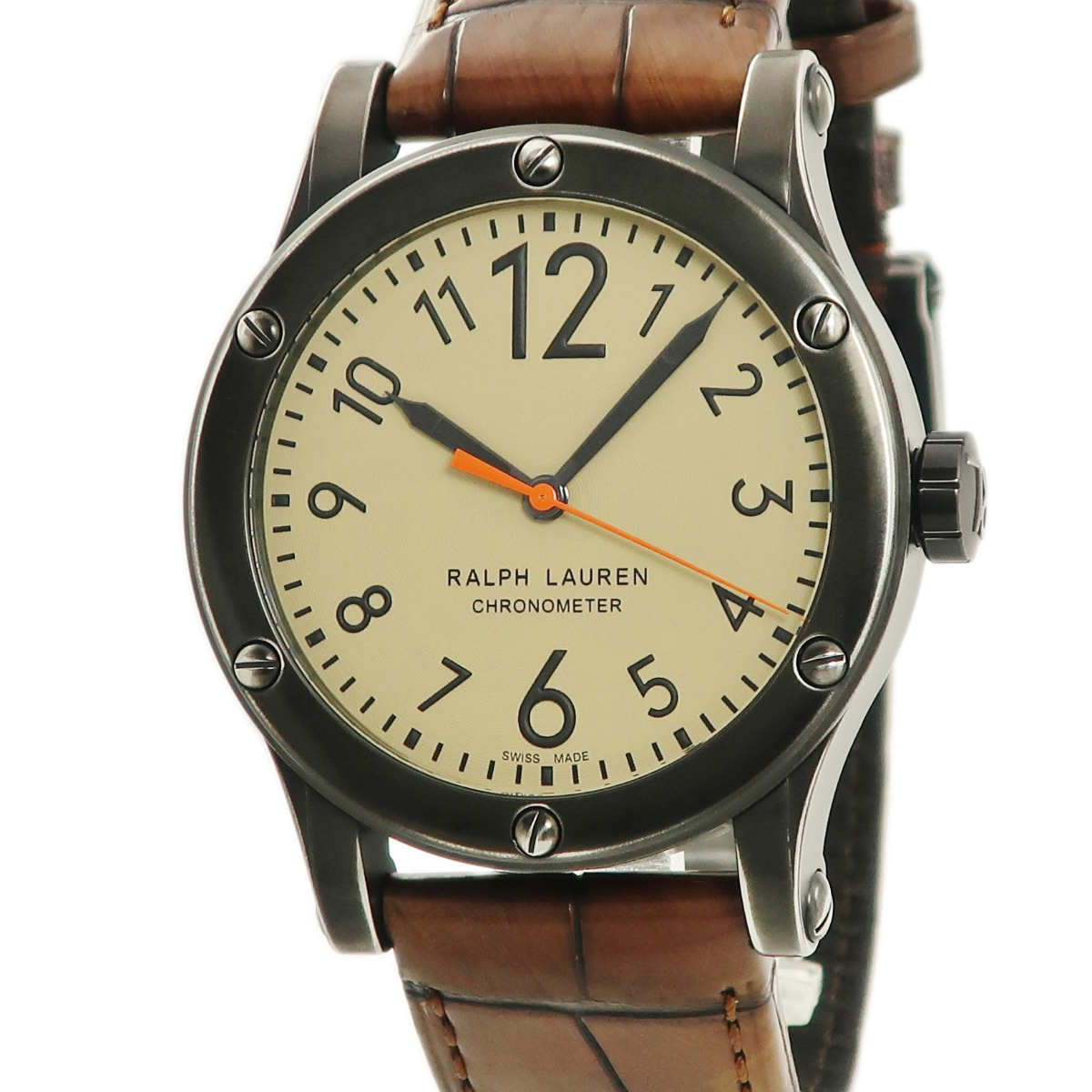 【3年保証】 ラルフローレン スポーティングコレクション サファリ RL67 RLR0220712 新品 ヴィンテージ加工 緑 自動巻き メンズ 腕時計_画像1