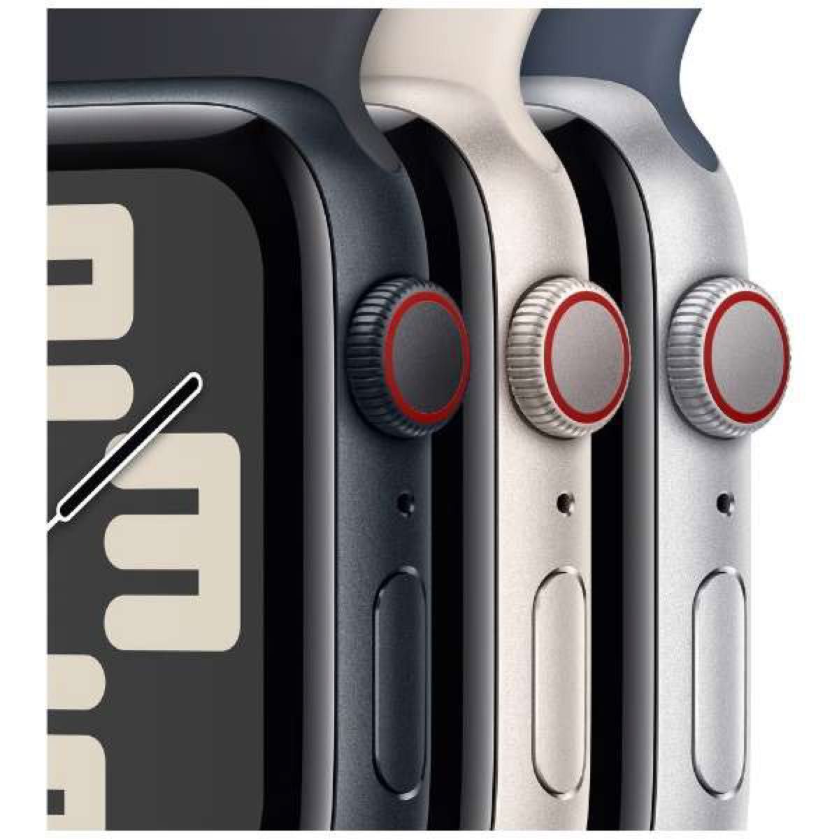 Apple Watch SE GPS＋Cellularモデル 40mmスターライトアルミニウムケースとスターライト