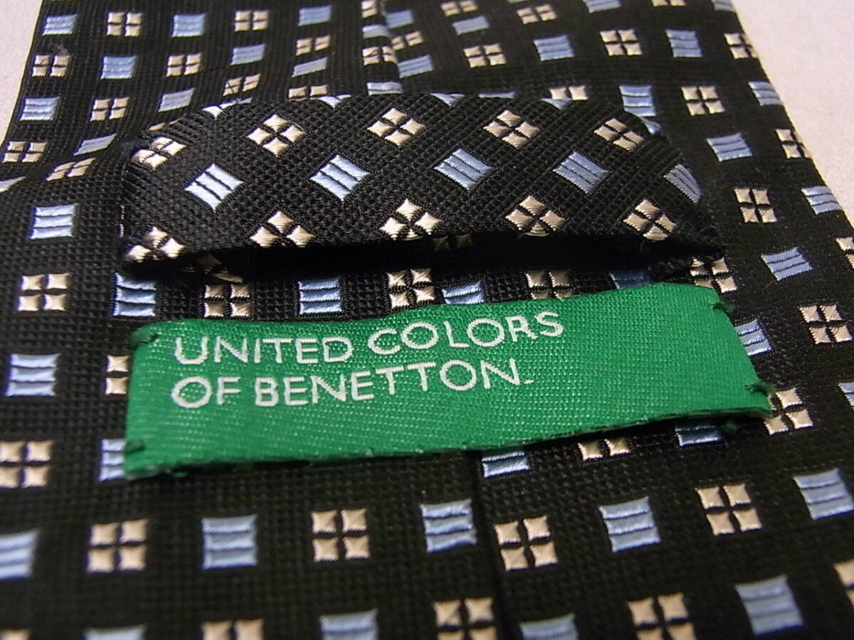 BENETTON/ Benetton necktie silk 100% USED