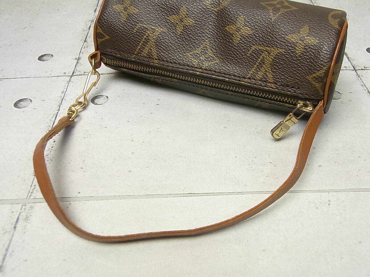 LOUIS VUITTON/ルイ ヴィトン　筒型ポーチ　モノグラム　USED_画像3