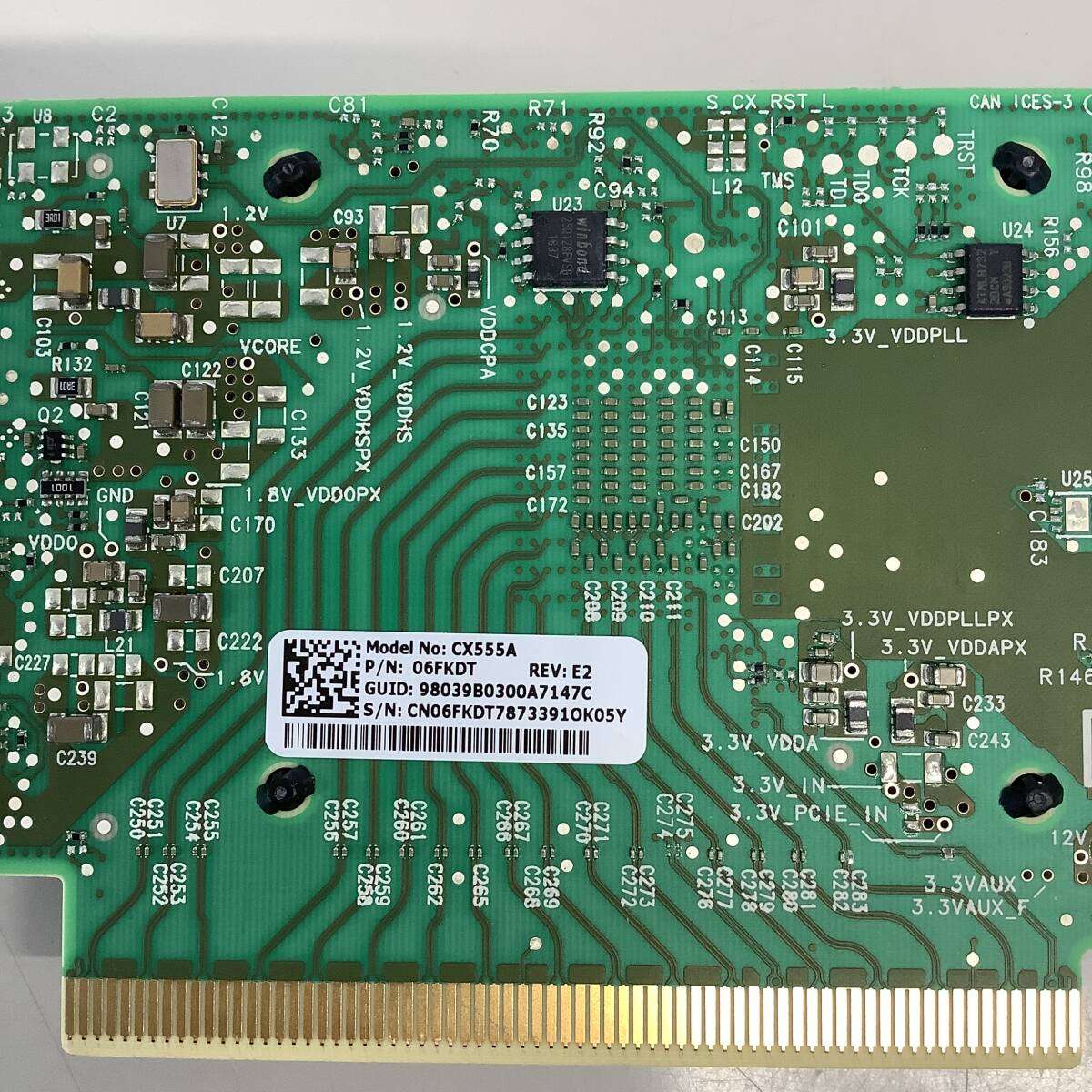 K6051773 DELL Mellanox CX555A 06FKDT ConnectX-5 シングルポート ネットワーク アダプタ 1点【現状お渡し品】_画像4