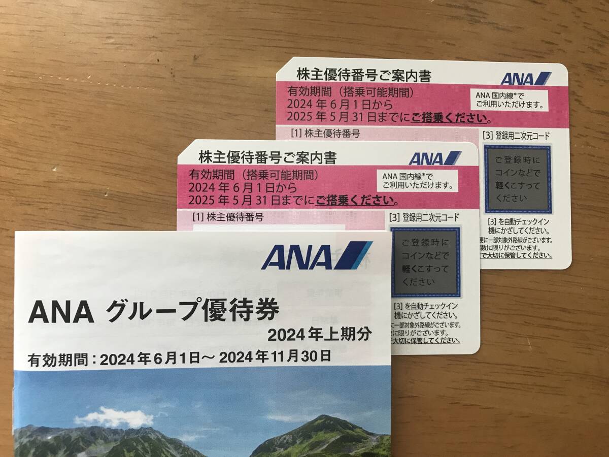 ANA 全日空　株主優待券2枚　2025年5月31日まで有効　優待冊子　送料無料_画像2