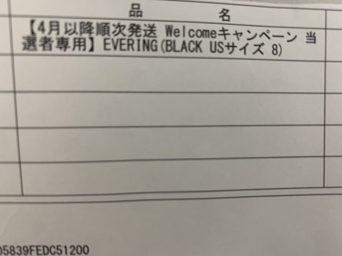 EVERING BLACK ブラック　USサイズ8_画像2