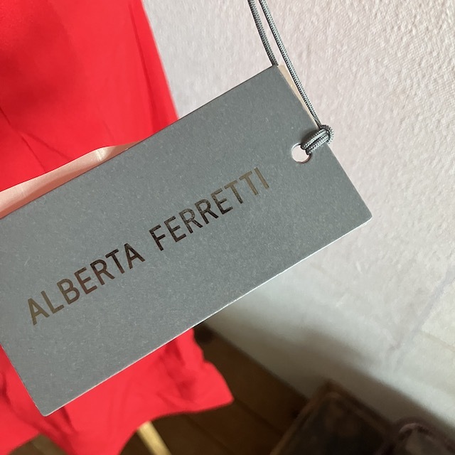 未使用 タグ Alberta Ferretti アルベルタフェレッティ ドレス