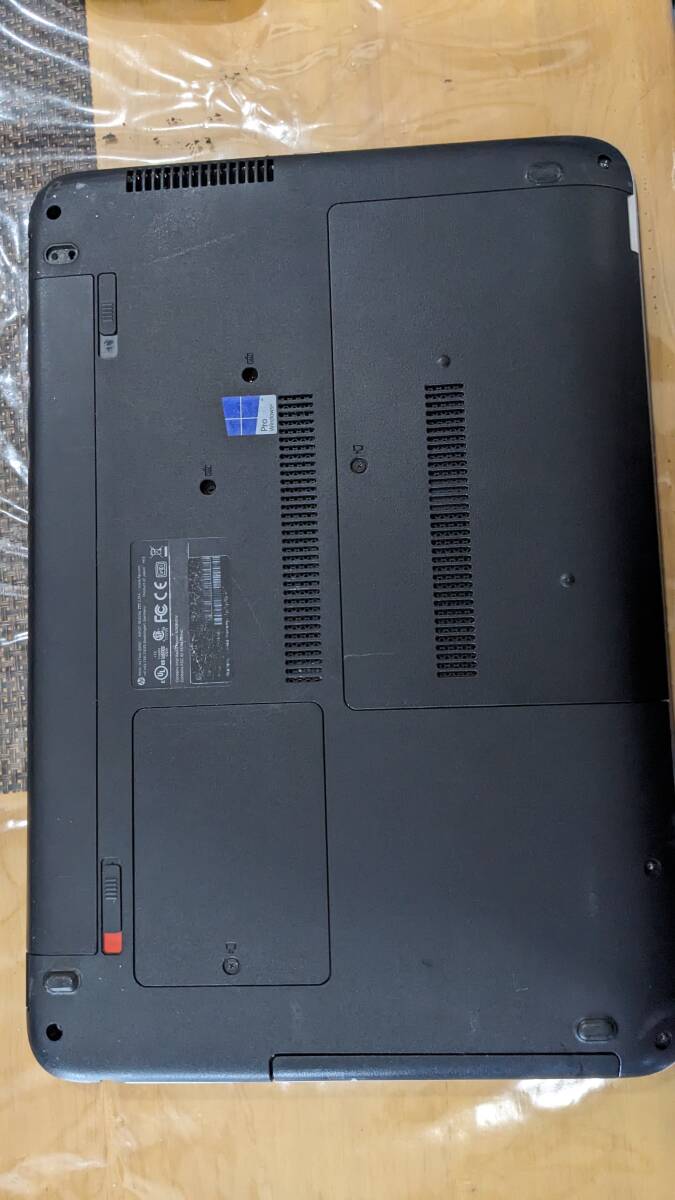 ノートパソコン HP ProBook 450 G3 Core i3 6100U ジャンク_画像4
