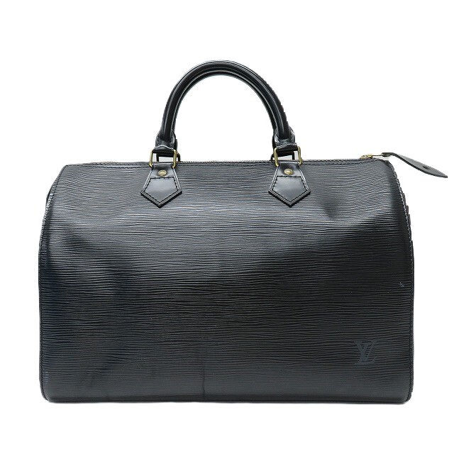 #apb ルイヴィトン LOUISVUITTON ハンドバッグ ミニボストンバッグ 黒系 スピーディ30 エピ ノワール レザー ユニセックス [737020]_画像1