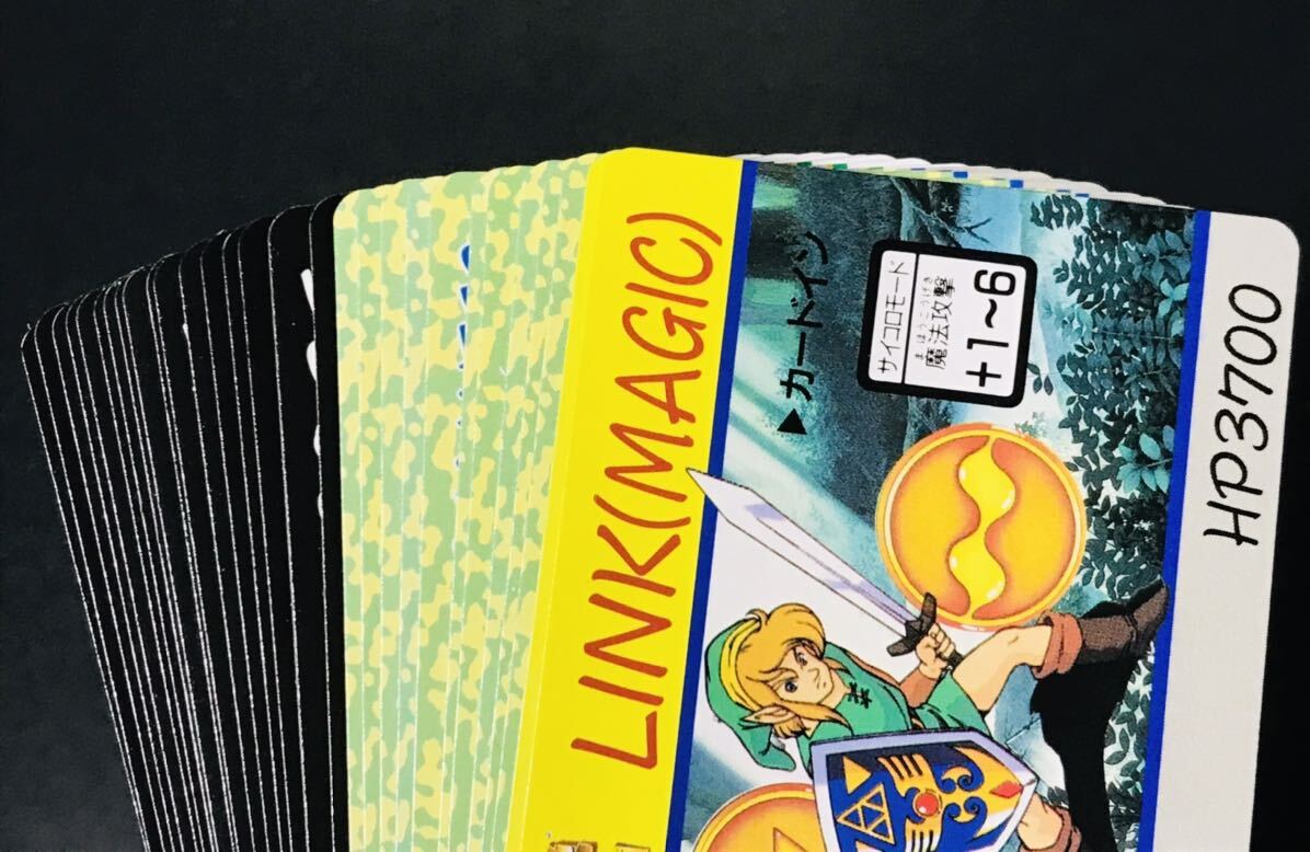 ゼルダの伝説 カードダス バーコードバトラー 全30種類 ノーマルコンプ 1990年代 Nintendo ファミコン RPG PPカード マイナー ZELDA ④_画像3