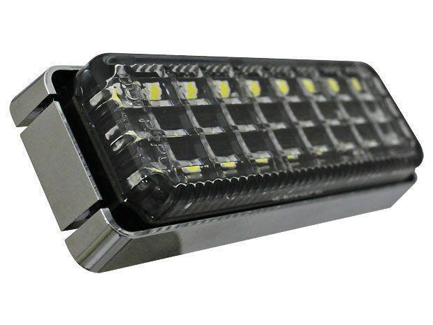 【新品2個セット】LED車幅灯 サイドマーカー（白） 12/24V メッキ台付き 送料込みの画像6