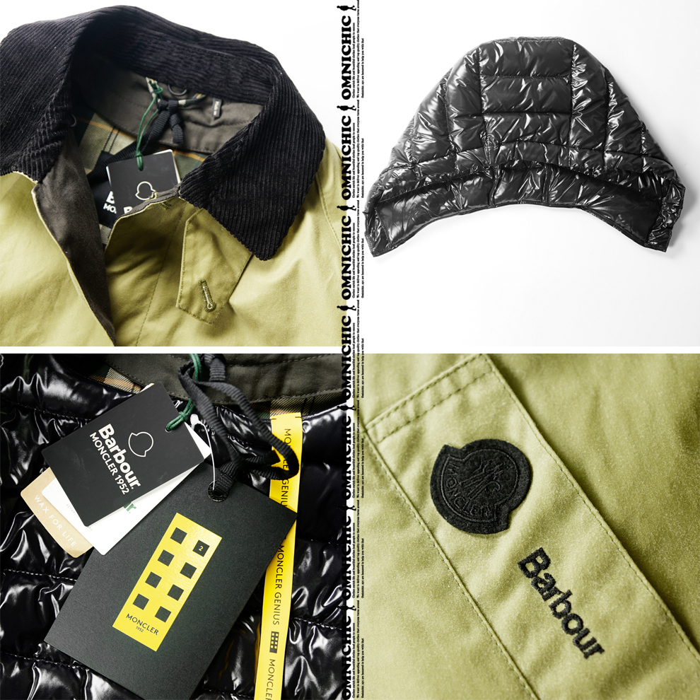 国内正規品 70周年/新品37万【MONCLER 1952 BARBOUR 国内正規品 70周年/新品37万【MONCLER 1952 BARBOUR
