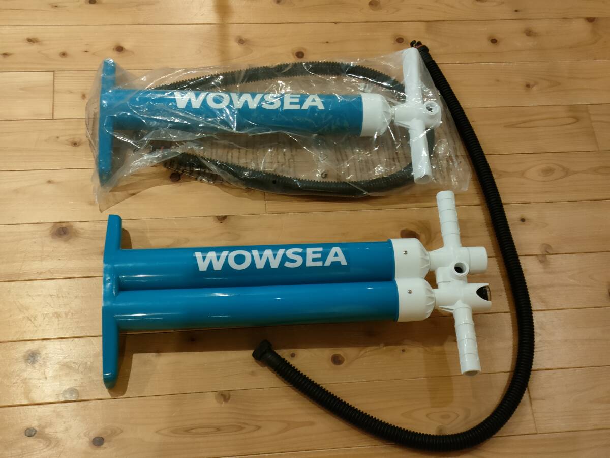 WOWSEA SUPポンプ 2つ　ダブルチャンバー中古1回だけ使用　シングル新品未開封_画像1