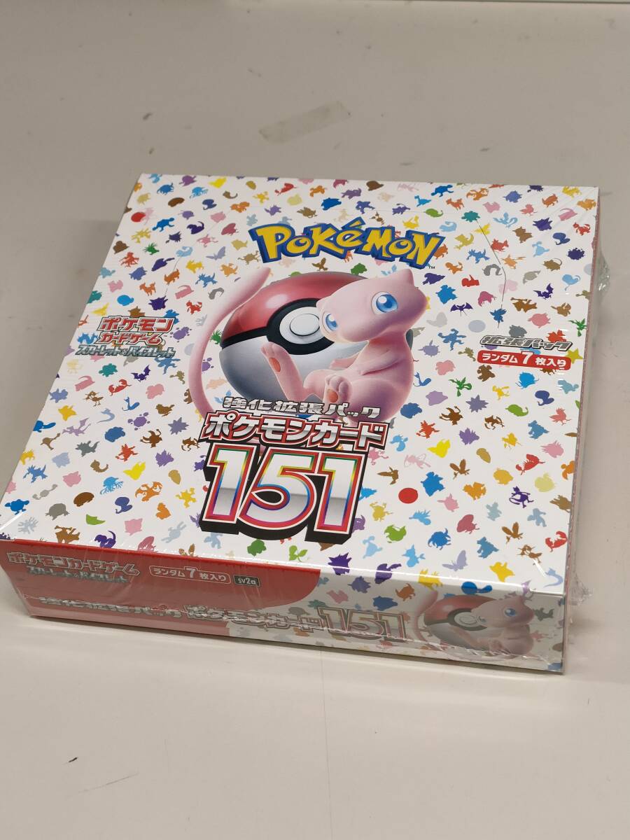 ポケモンカード151 スカーレット＆バイオレット 強化拡張パック 1BOX 20パック入 シュリンク付 新品未開封 即決即発送c_画像1