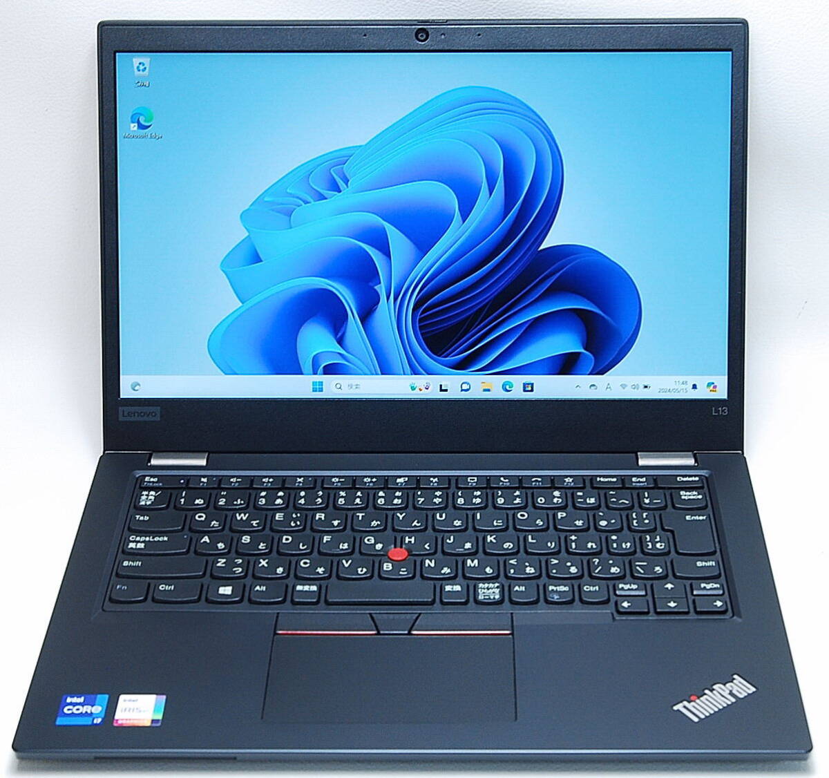 特価品 LENOVO ThinkPad L13 第11世代 Core i7 1165G7 2.80GHz 16GB NVMeSSD512GB Office 2021 フルHD 無線 カメラ Windows 11 Pro 64bit_画像1