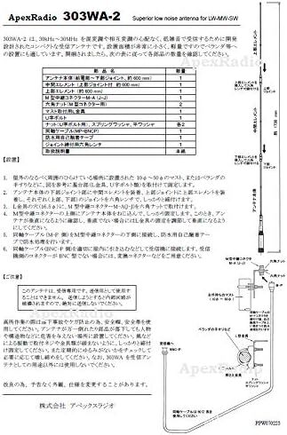 303WA-2 長中短波受信用アンテナ (ApexRadio_画像2