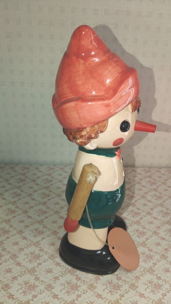 ピノキオ　陶器製人形　SETO CRAFT製 レトロ 置物