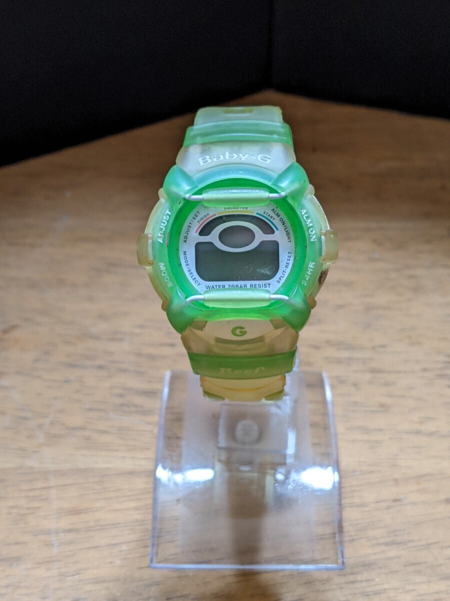 IY1496 CASIO BABY-G BGR-200 SHOCK Resistant ベイビーG/CASIO 動作未確認 現状品 JUNK 送料無料