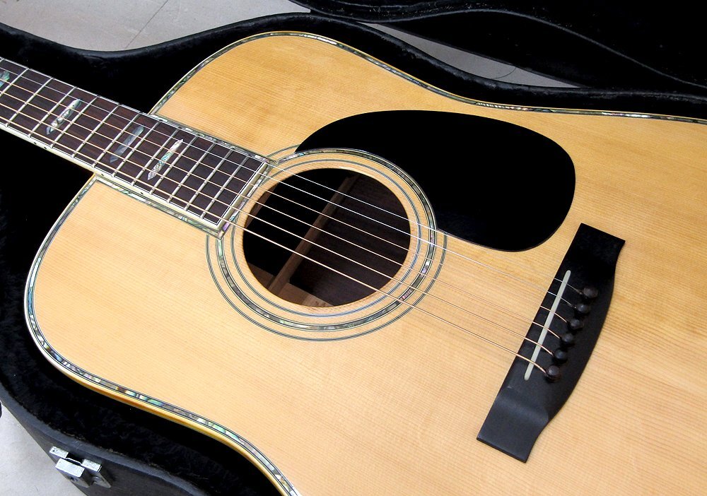 ●Morales モラレス アコースティックギター M-100 希少モデル ハードケース付属 中古品 動作品確認済み 全音/ZEN-ON 縦ロゴ_画像5