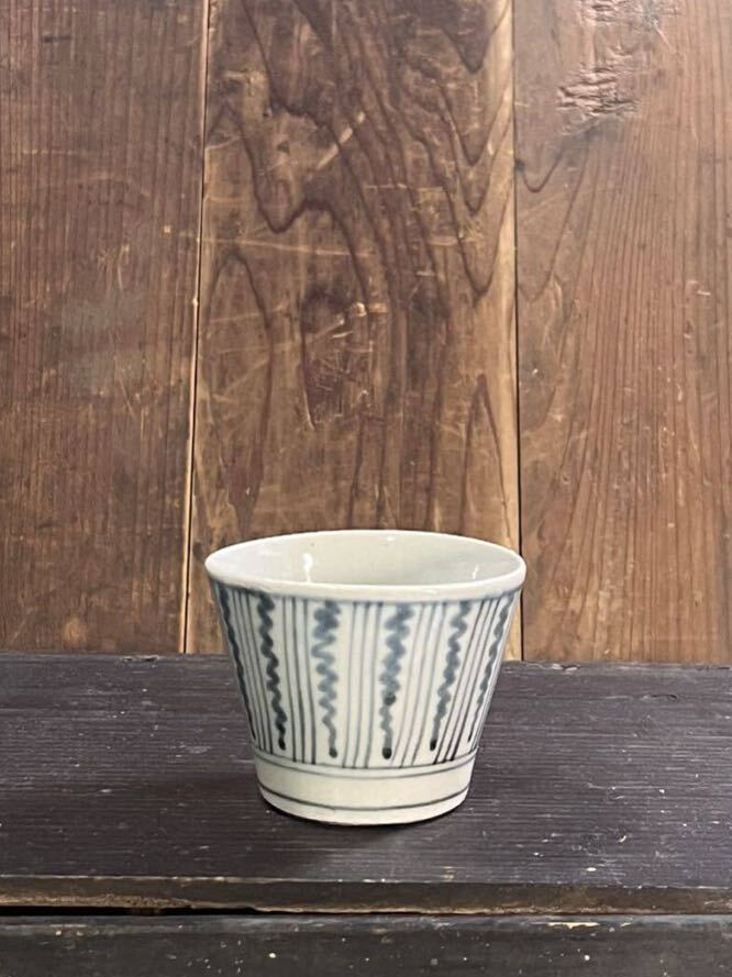  flawless completion goods soba sake cup soba sake cup wheat . hand Seto old Imari ... writing . what . writing futoshi white hand sake cup guinomi sake cup and bottle .........
