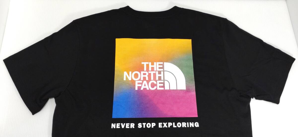 【新品・未使用】USA購入 THE NORTH FACE S/S BOX NSE Tee BLACK Lsize ザ・ノース・フェイス 半袖Tシャツ STANDARD FIT_画像1