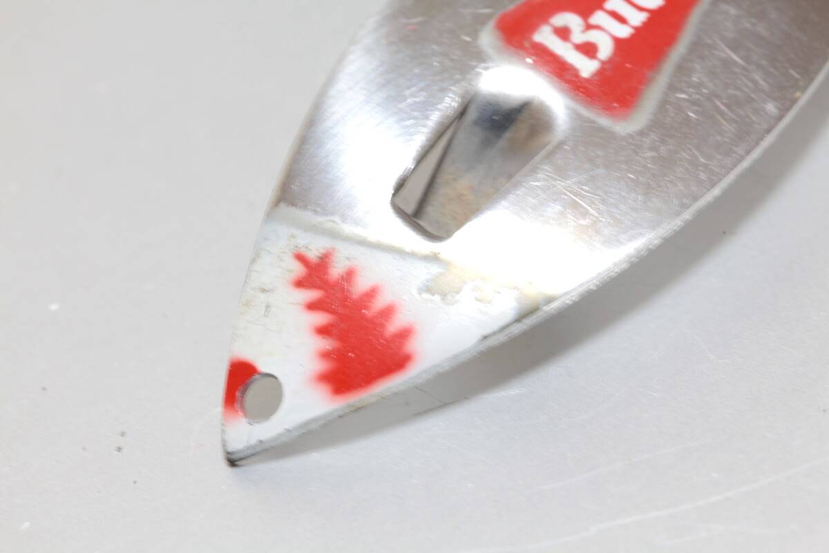 希少 Heddon Budweiser Spoon & Bottle Opener ヘドン バドワイザー スプーン ボトルオープナー 栓抜き ノベルティ ビッグバド ハイテーの画像4