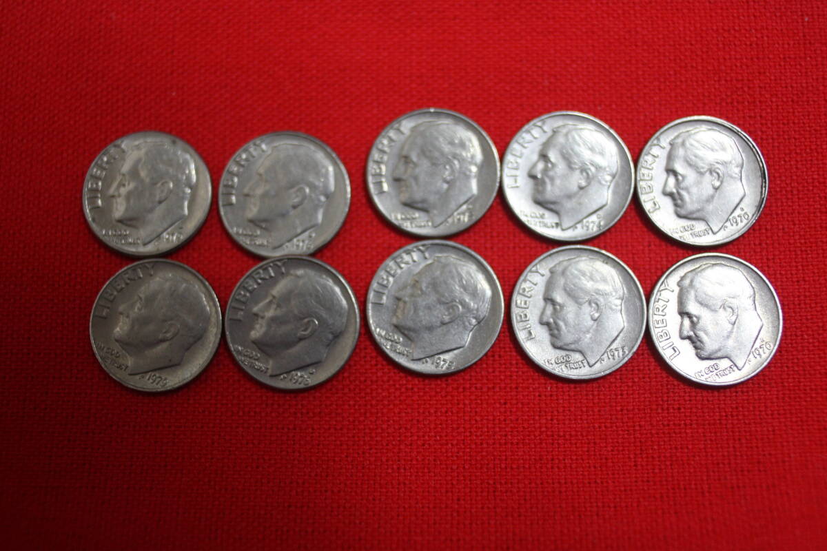  America Liberty coin 1958~1996 ( all 33 sheets 75g) LIBERTY INCOD WETRUST ONE DIME used 