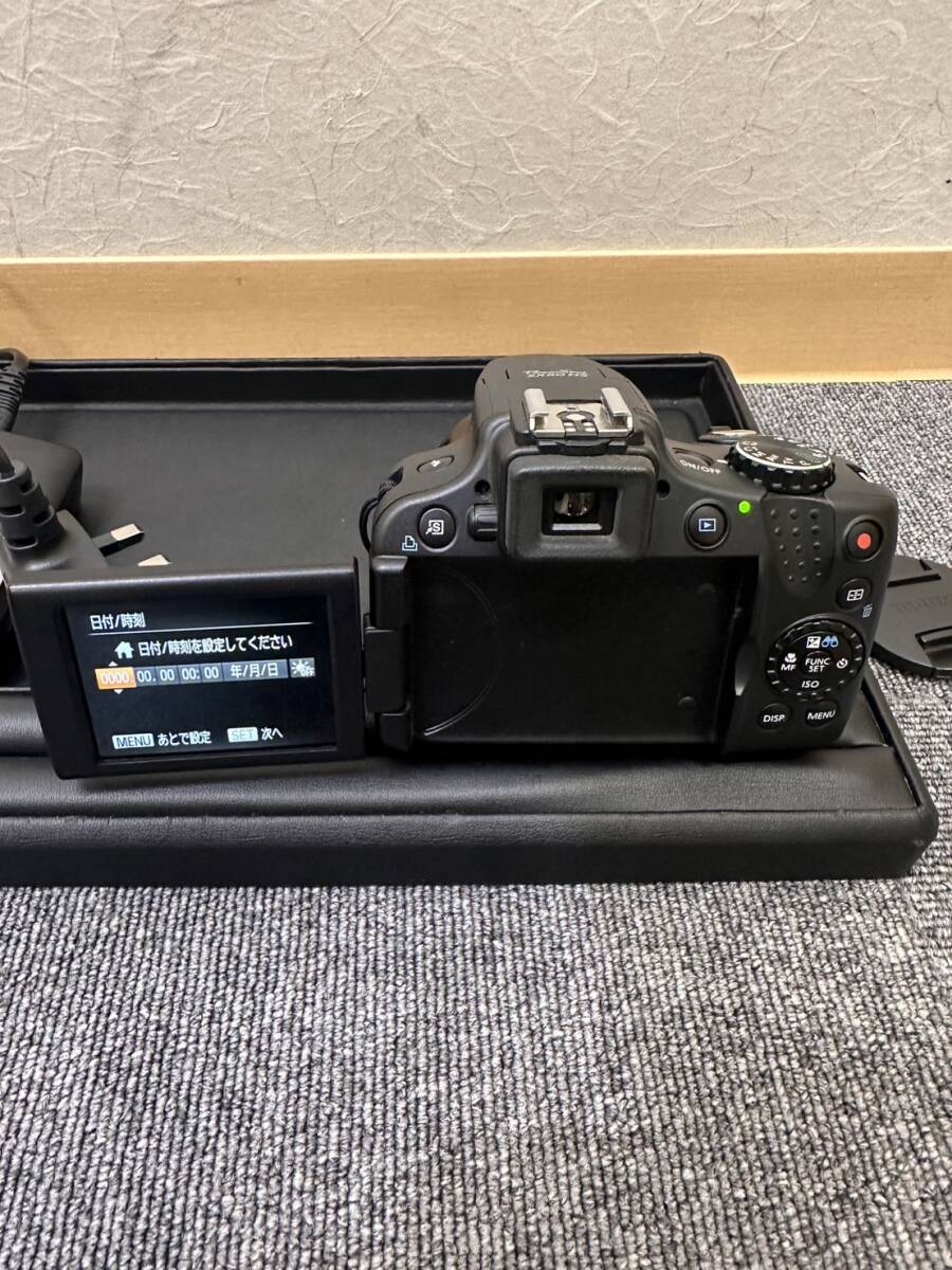 【EKA-8458OH】1円～ Canon SX50 HS 4.3-215mm 1:3.4-6.5 USM デジタル一眼レフカメラ PowerShot 海外規格コンセント 通電確認 動作未確認_画像6