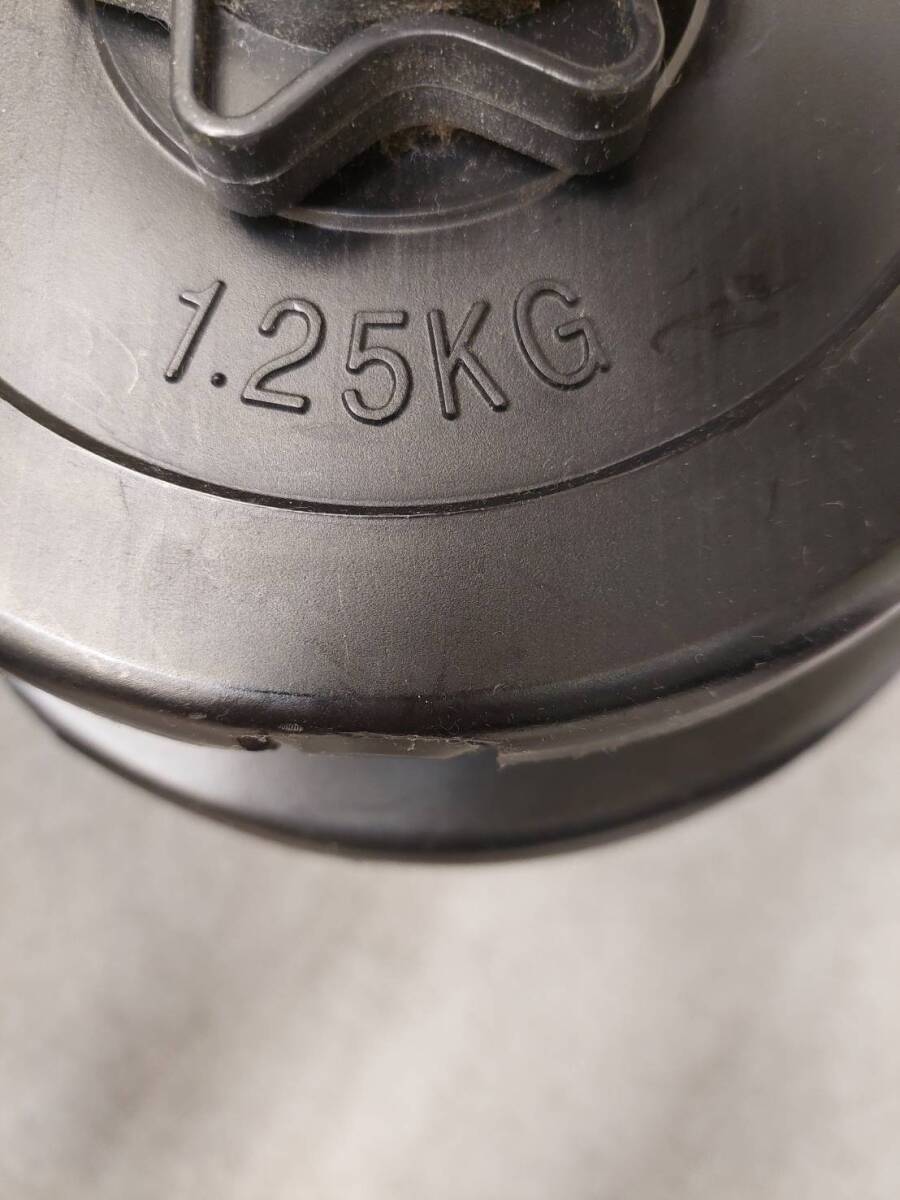 【RSA-2993】 1円スタート ダンベル セット 1.25㎏ 2.5kg 付け替え可能 黒 トレーニング 筋トレ 取り外し可能 中古品 長期保管品の画像10