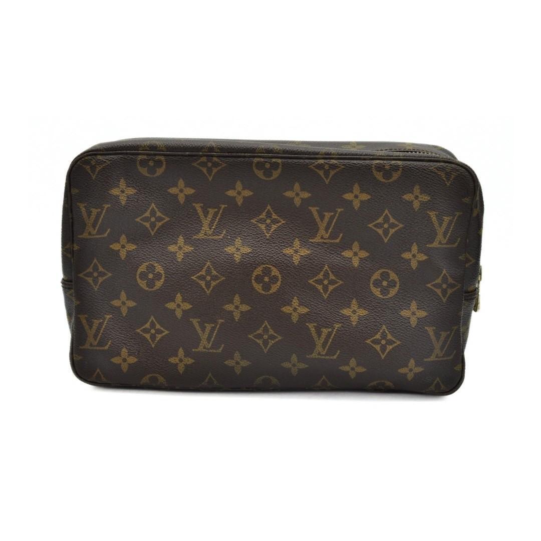 【美品】 Louis Vuitton ルイヴィトン モノグラム トゥルース トワレット 28 コスメ ポーチ