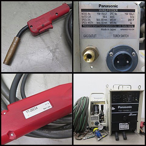 # Panasonic semi-automatic welding machine YD-190SL7/Panasonic one origin . control type CO2 welding for direct current power supply / welding 