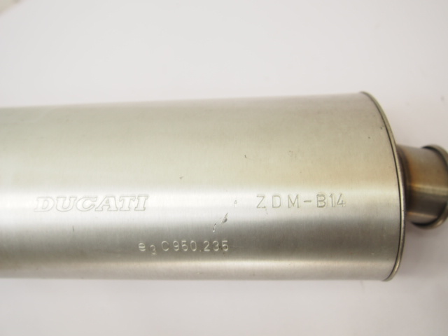  Ducati DUCATI 996R оригинальный muffler. левый глушитель 01 год ZDM-B23teru Mini .-niTERMIGNONI