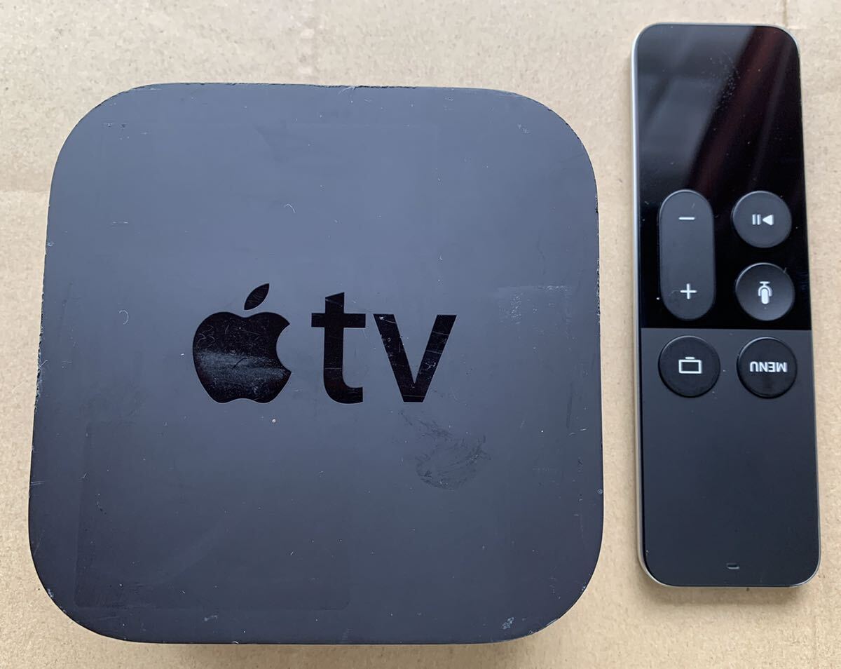 【動作確認済】Apple TV 第4世代 A1625 32GB リモコン/A1513付属_画像1