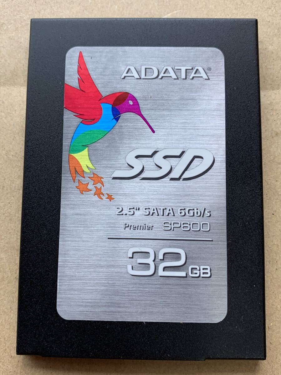 【使用時間50348時間】ADATA 32GB SP600 ASP600-32GM 2.5 SATA SSD 49_画像1