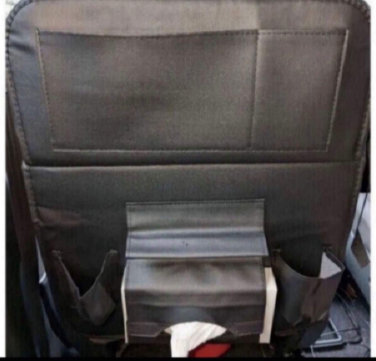 シートバックポケット 後部座席 収納 収納バッグ バックシート 取り付け 多機能　ブラック　ベージュ　簡単 ホルダー テーブル