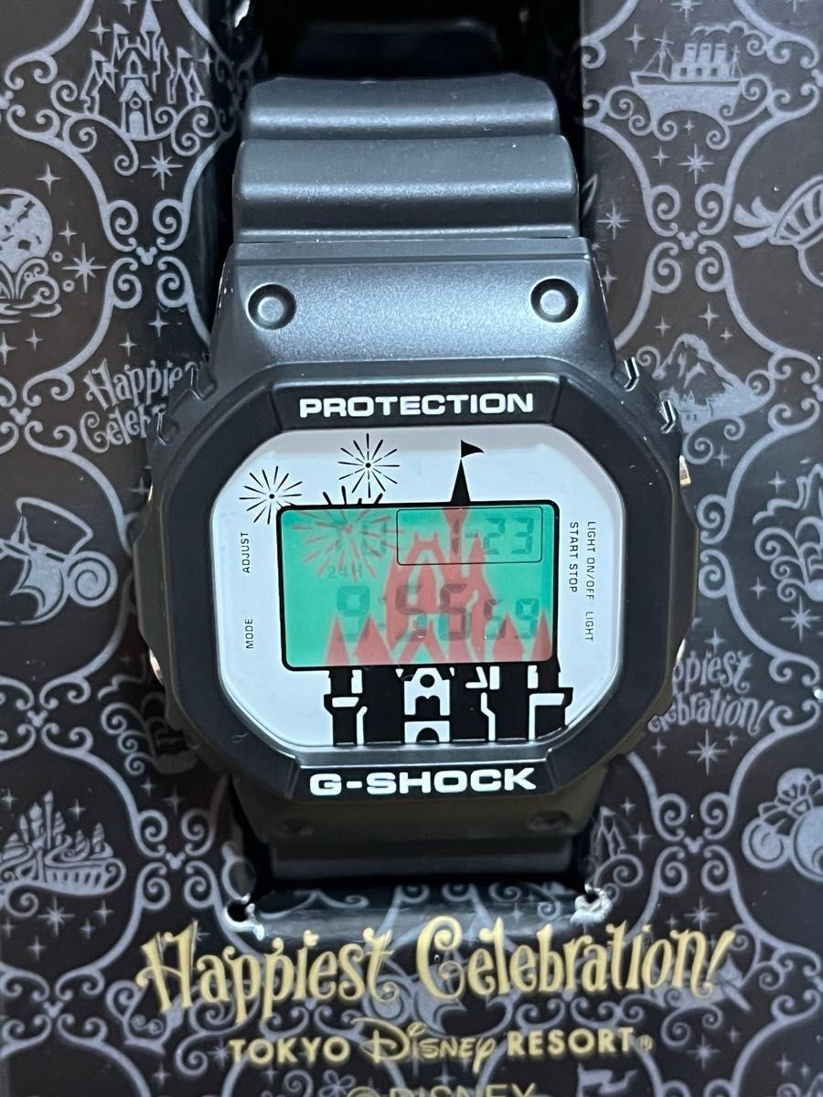 「G-SHOCK／東京ディズニーランド／35周年／DW-5600／CASIO」箱・取扱説明書あり Gショック カシオ コラボ 限定