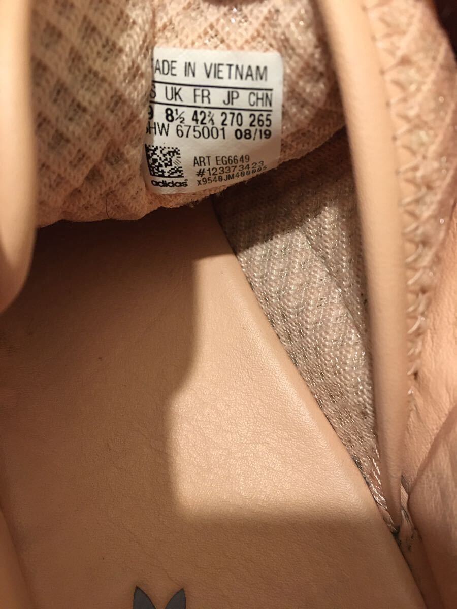 oamc × adidas TYPE O-1S EG6649 薄ピンク ストラップ付き US9 スニーカー 靴_画像5