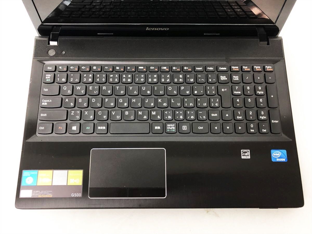 【1円】Lenovo G500 15.6型ノートPC Windows8 Celeron1005M 4GB HDD500GB DVD-RW 未検品ジャンク 本体のみ DC08-571jy/G4_画像3