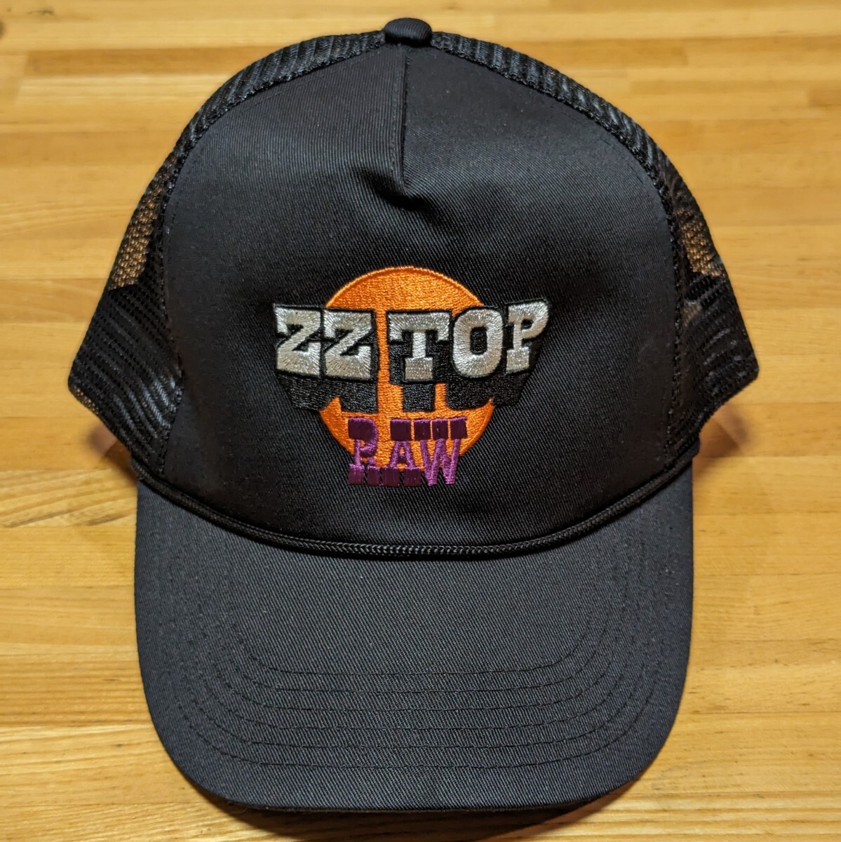 ZZ TOP RAW オフィシャル 帽子 キャップ 新品 zzトップ 公式 メッシュキャップ_画像3