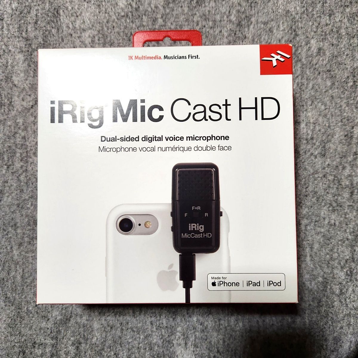 未開封 IK iRig Mic Cast HD モバイル用高品質マイク スマホ 60s23-4746-5_画像1