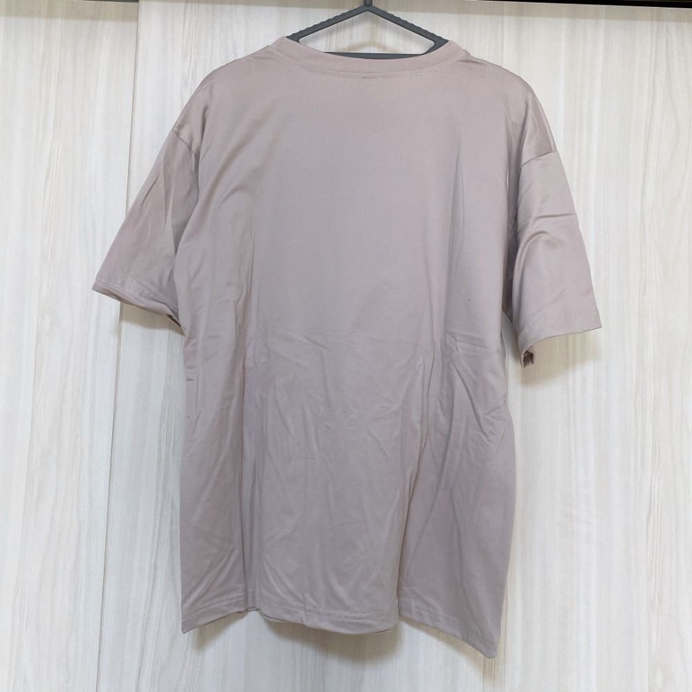 【人気商品】レディース　半袖　Tシャツ　XL　オーバーサイズ　英字　ロゴ　韓国