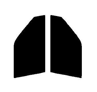 ハーフスモーク　７６％　運転席、助手席　N-ONE　JG1 JG2　カット済みフィルム_画像1