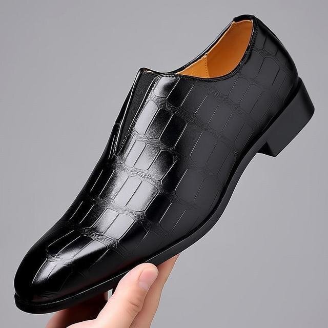ビジネスシューズ　メンズシューズ　シューズ　靴　紳士靴 ゴアシューズ ストーン柄　歩きやすい　快適　通勤靴 オシャレ ブラック　26cm_画像4