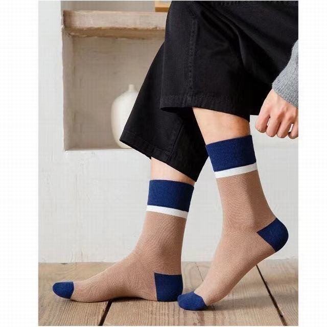  мужской носки 5 пар комплект 24-28cm растягивать . носки носки натуральный хлопок антибактериальный дезодорация 