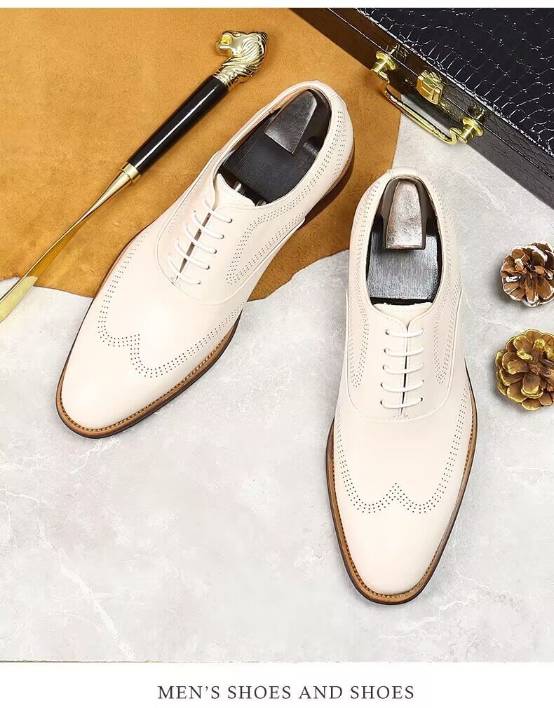 XX-21008 Milky white worker handmade 42 size 26cm degree [ new goods unused ] high quality popular new goods men's shoes business shoes worker handmade original leather 