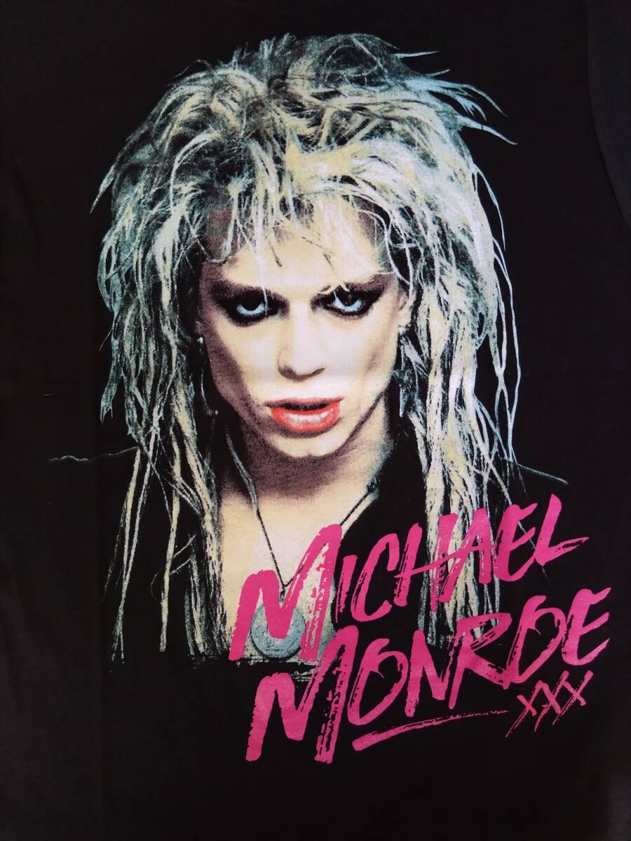  MICHAEL MONROE / マイケル・モンロー NOT FAKIN' IT 2024 JAPAN TOUR Tシャツ XLサイズ