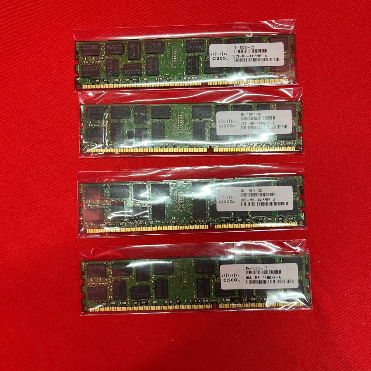 【4枚/計64GB】Samsung DDR3L-12800R 16GB ECC Registered サーバー メモリ ECC REG DDR3-1600_画像3