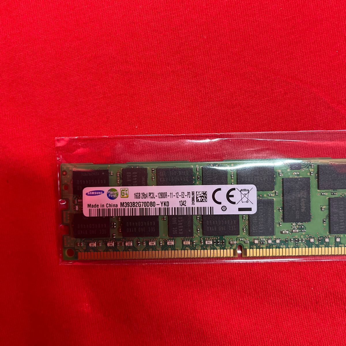 【4枚/計64GB】Samsung DDR3L-12800R 16GB ECC Registered サーバー メモリ ECC REG DDR3-1600_画像2