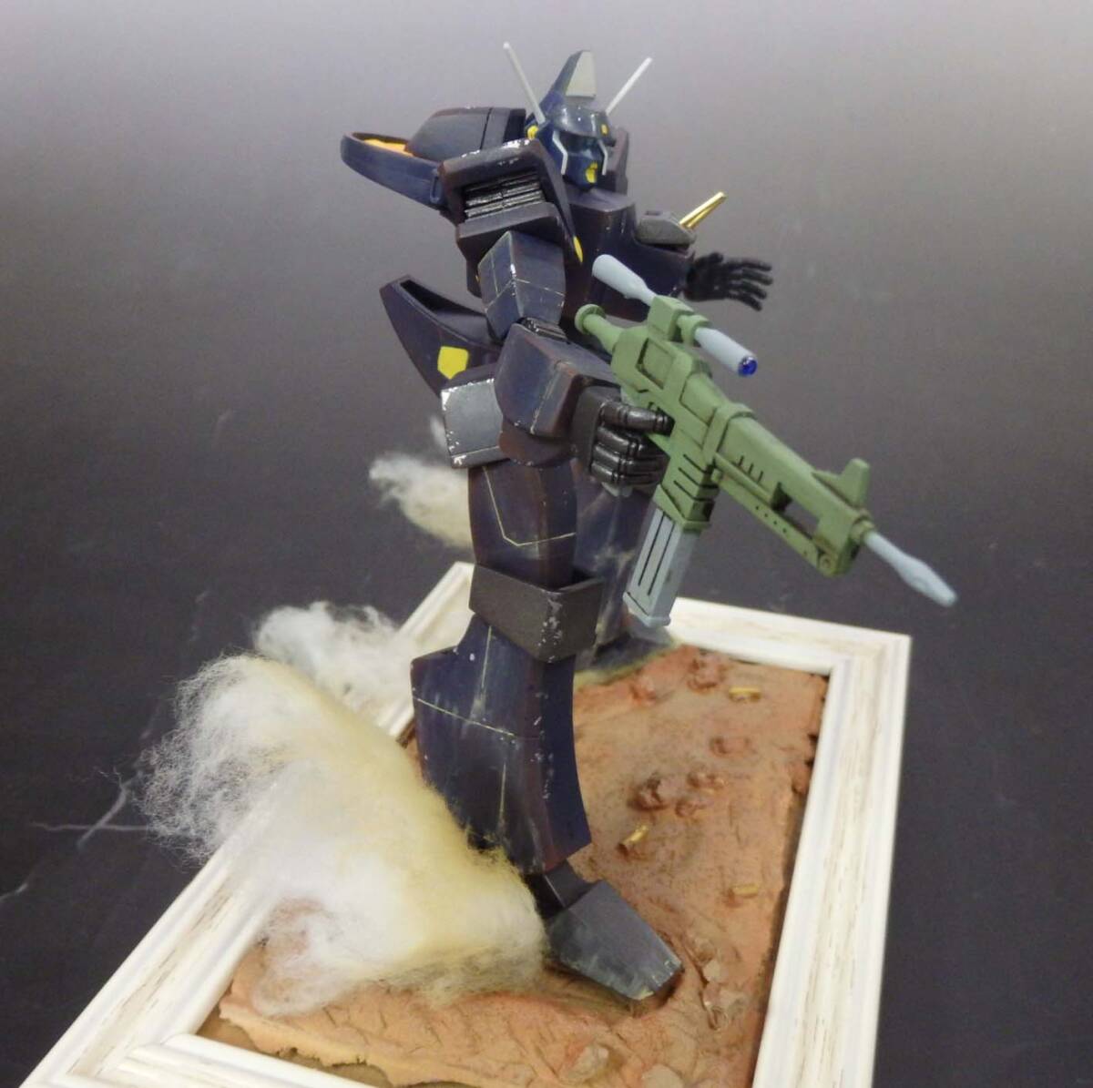 1/144 Bandai b lacquer li. painted final product pedestal attaching Blue Gale Xabungle 