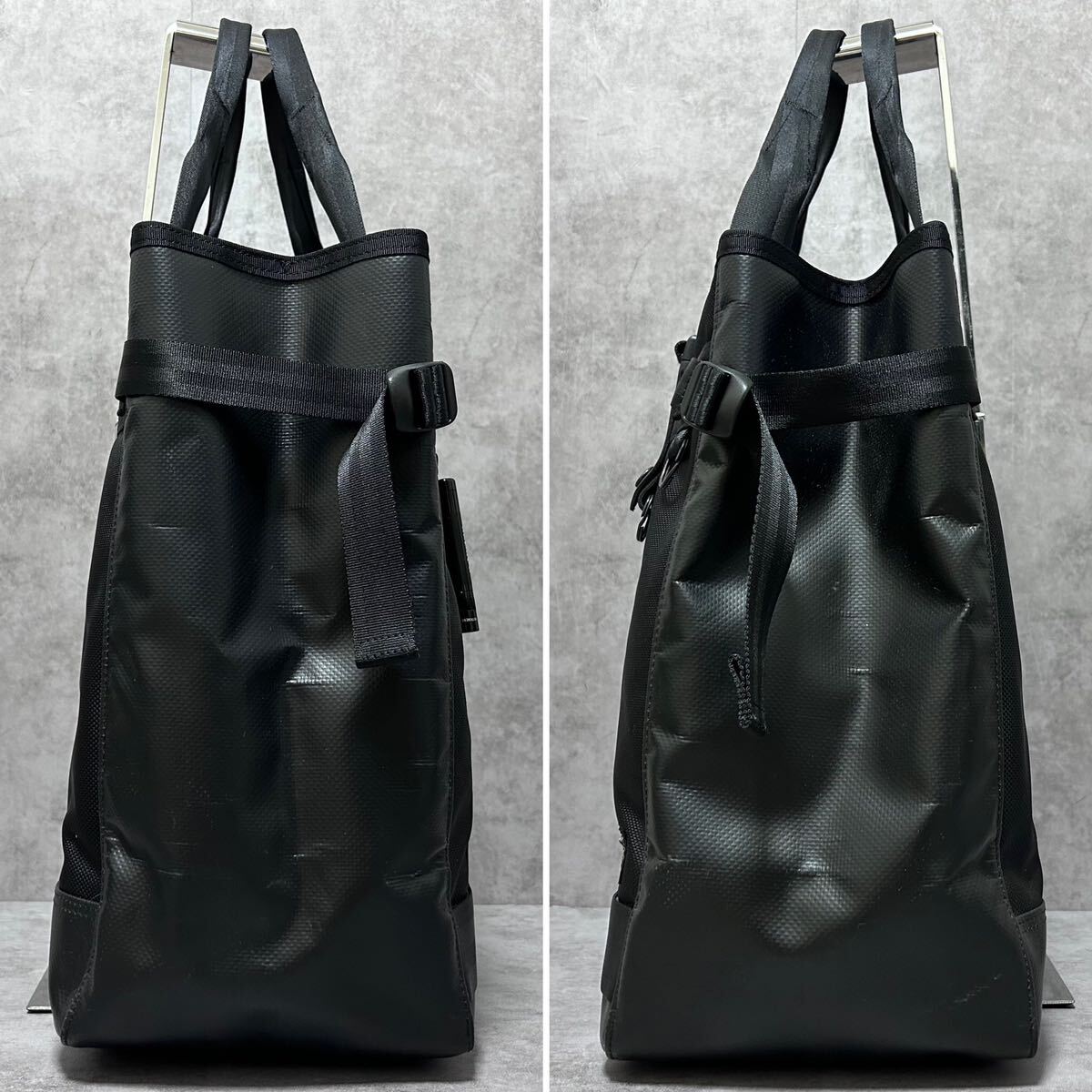  ultimate beautiful goods *PORTER Porter HEAT heat tote bag business bag high capacity shoulder ..A4 possible black black nylon Maglite attaching Yoshida bag 